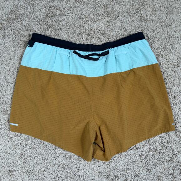 Nike Trail Shorts Mens XL Green Blue Dri-FIT Flex Stride Running DN4480-482 - Picture 10 of 11